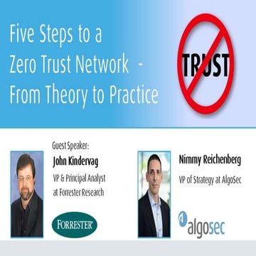 5 Steps to a Zero Trust Network - From Theory to Practice