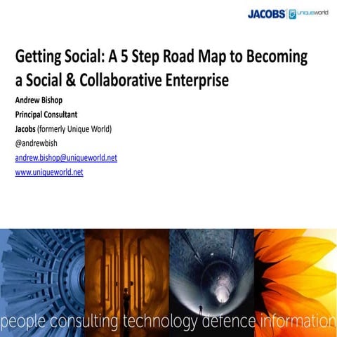 5 steps to becoming a social & collaborative enterprise -  Andrew Bishop - Ja...