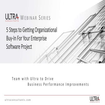 5 Steps to Getting Organizational Buy-In for Your Enterprise Software Project