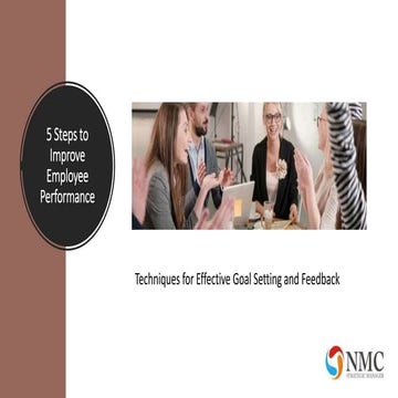 5 steps to effective performance feedback | PPTX