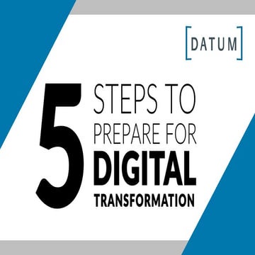 5 Steps to Prepare for Digital Transformation