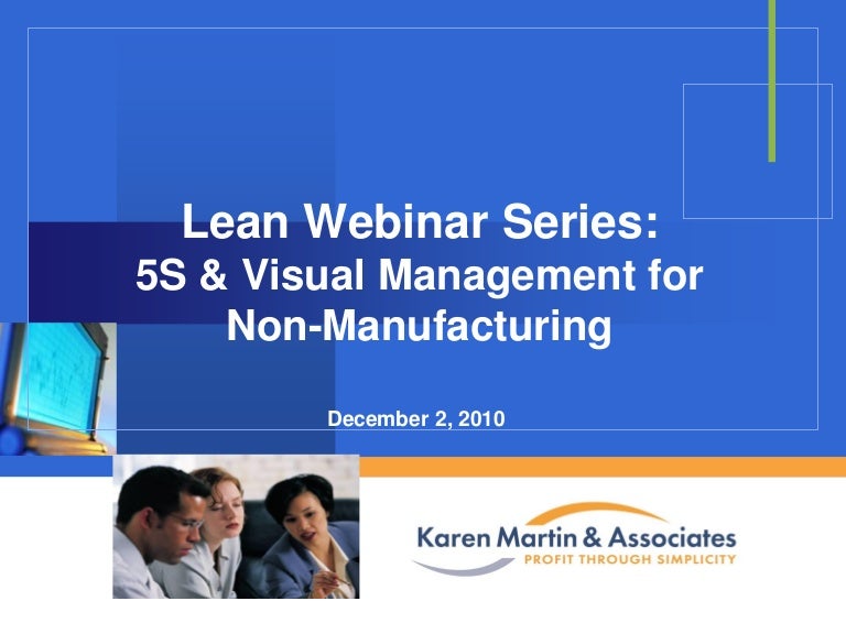 5S & Visual Management in Office & Service Environments