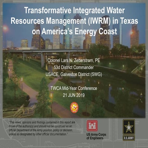 Texas Dam Safety, Warren Samuelson - TCEQ and Protecting Your Flood ...