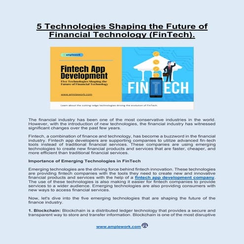 5 Technologies Shaping the Future of Financial Technology.pdf