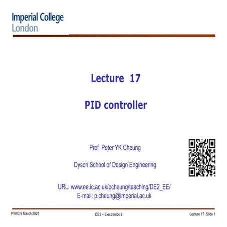 Comprehensive Guide to PID Controllers in Electronics and Control ...