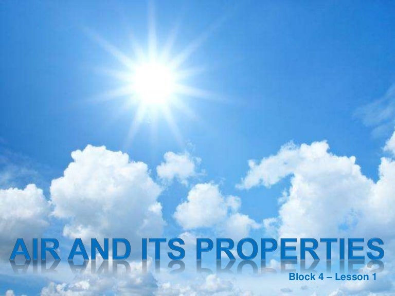 Air and its Properties