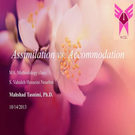 Assimilation vs accommodation-final