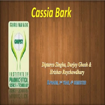 5th (13.04.2015) on cassia bark Diptarco Singha