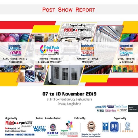 5th Bangladesh Int'l Garments & Textile Machinery Expo 2019 - Post show ...