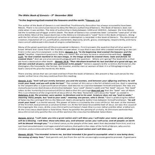 A Brief Introduction to the Old Testament | PPTX