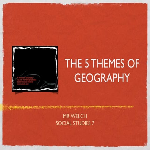 5 Themes of Geography
