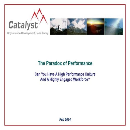The Paradox of Performance