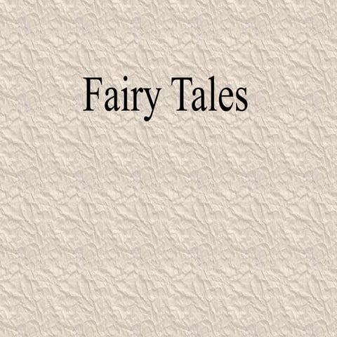 5th Grade - Fairy Tales