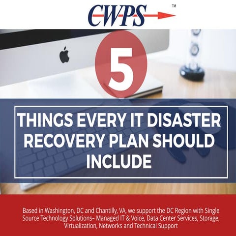 5 Things Every IT Disaster Recovery Plan Should Include