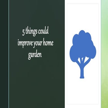 5 things for better home gardening 