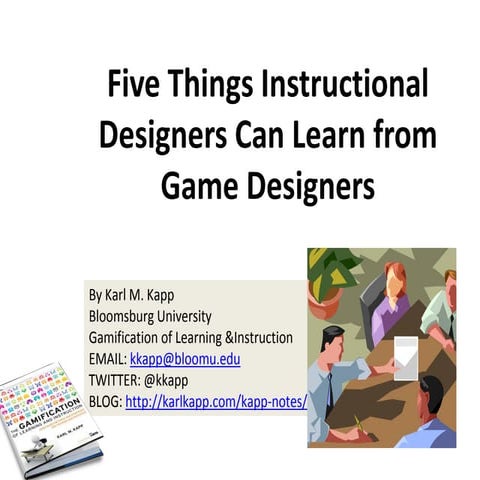 Five Things Game Designers Can Teach eLearning Designers