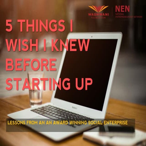 5 things I wish I knew before starting up