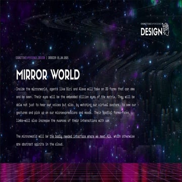 4D Design & The Mirror World