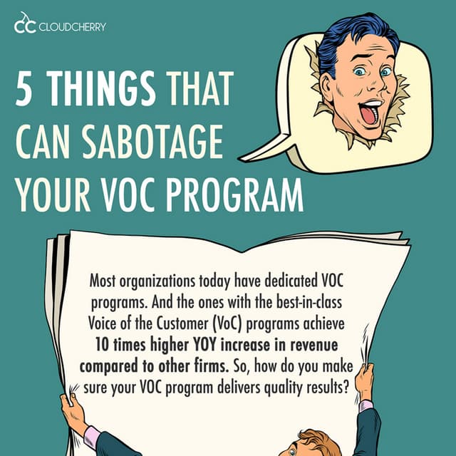 5 Things That Can Sabotage Your VoC Program