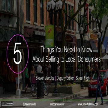 5 things you need to know about selling to local consumers