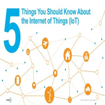 5 Things You Should Know About the Internet of Things (IoT)