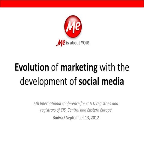 Evolution of Marketing with the Development of Social Media