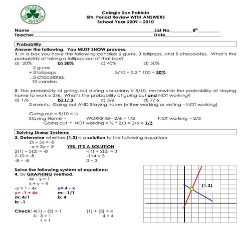 5th period review cartawithanswers