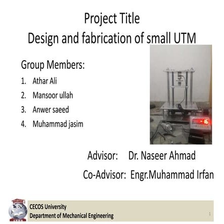 UTM Machine