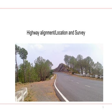 Chapter 2 highway route surveys and locationaa | PPT