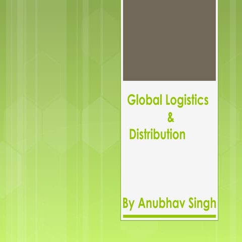 global logistics and distribution
