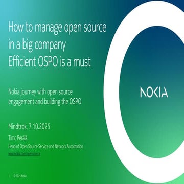 How to manage open source in a big company; efficient OSPO is a must.pdf
