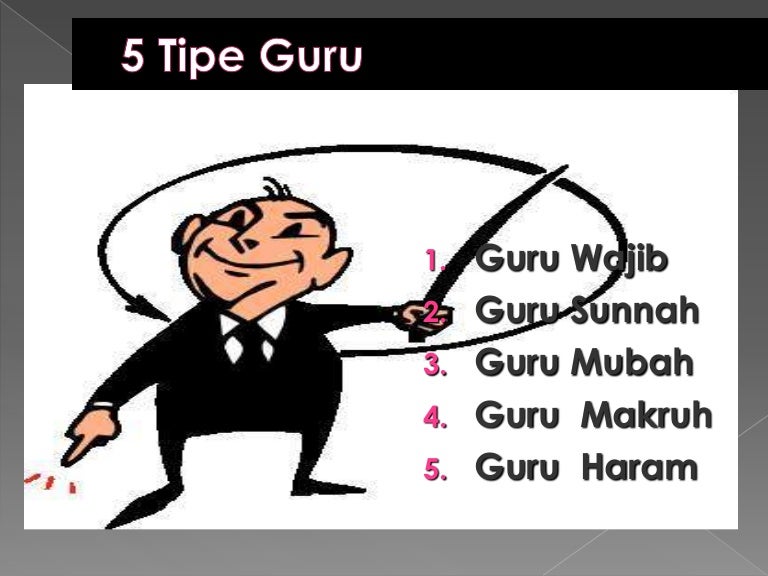 5 tipe guru