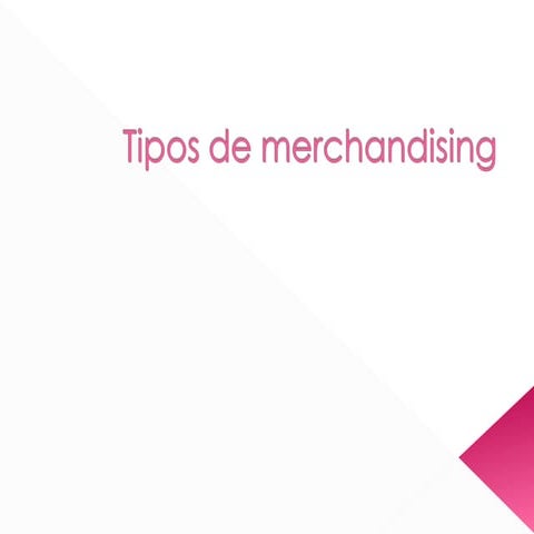 5 tipos de merchandising