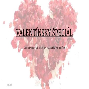 5 originálnych tipov na valentínsky darček