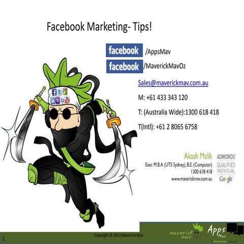 5 tips: Facebook Marketing Seminar