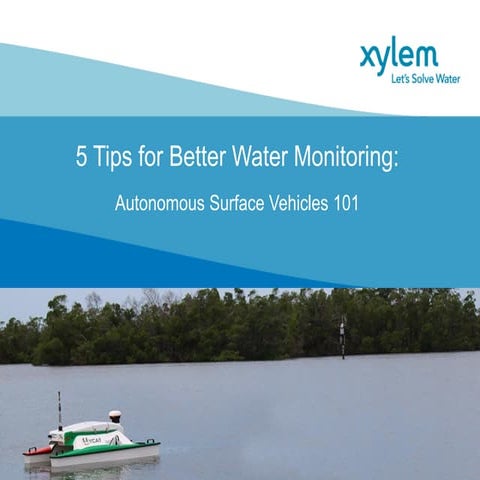 5 Tips for Better Water Quality Monitoring with ASVs