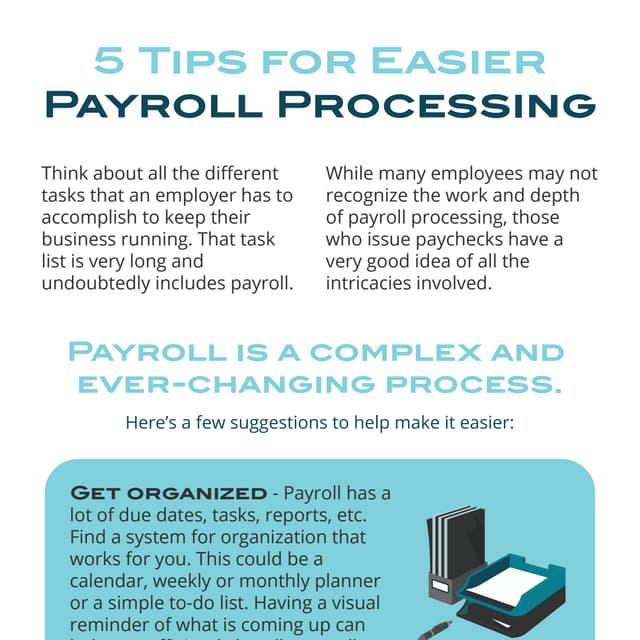 5 tips for easier payroll processing