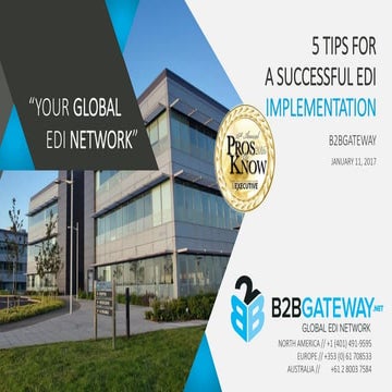 5 tips for a Successful EDI Implementation