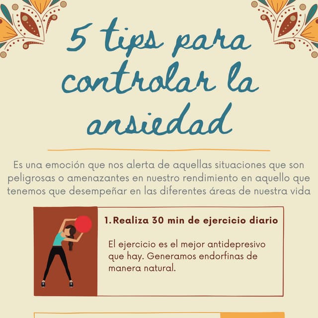 5 tips para controlar la ansiedad | PDF