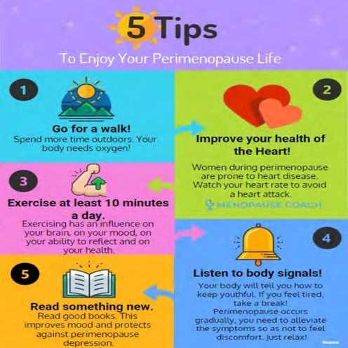 5 tips to enjoy your perimenopause age | PDF