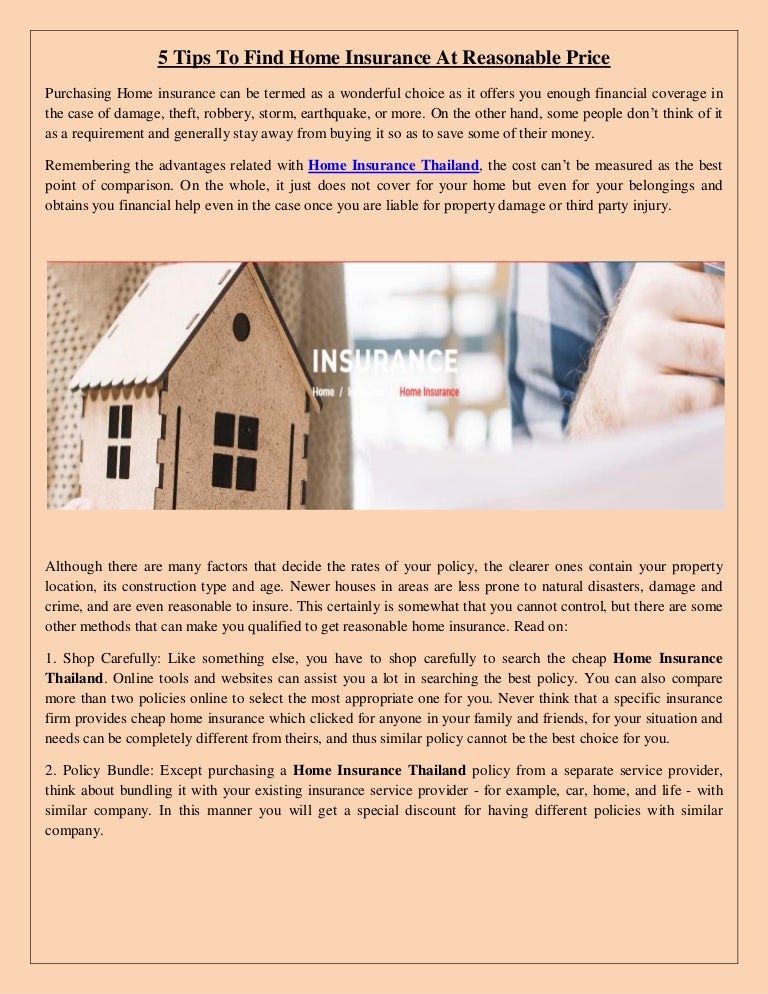 when do i get home insurance when buying a house