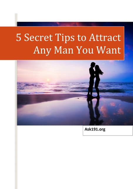 5 tips to make any man attracted to you