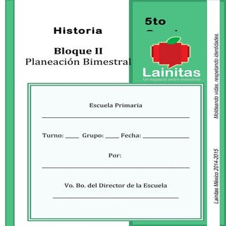 5to grado   bloque 2 - historia