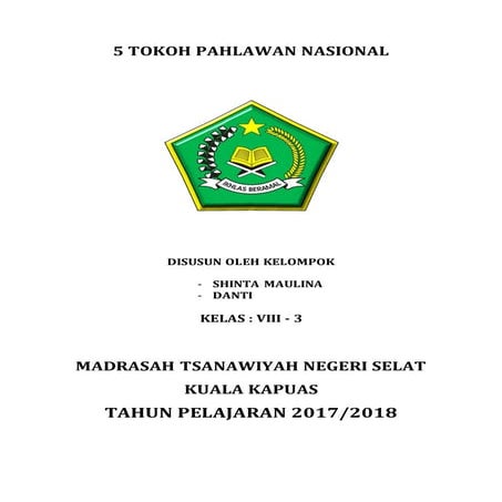 5 tokoh pahlawan nasional