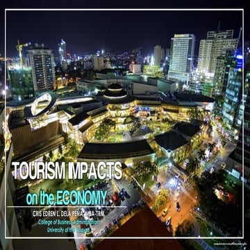 Tourism Impacts on the Economy
