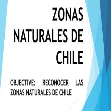 ZONAS NATURALES DE CHILE PARA 5TO BASICO | PPTX