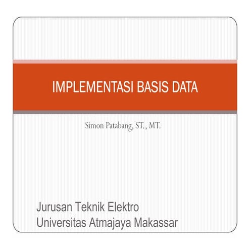 5 transformasi model data