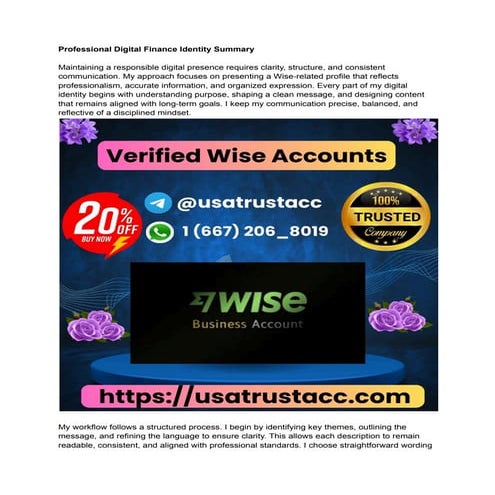 5 Trusted Online Platforms for Verified TransferWise Account .pdf