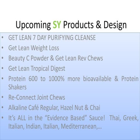 5 tsy power point upcoming products & design 3