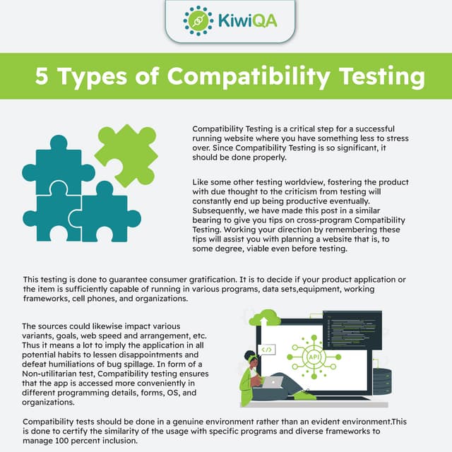 Infographic 5 Types of Compatibility Testing | PDF